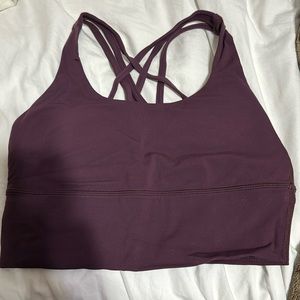 Plum sports bra size small